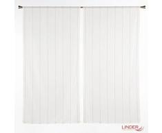 Linder Gardine, Raffrollo Paar, Polyester, Beige, 70 x 140 cm