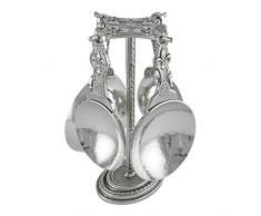 Crosby & Taylor Fleur de Lys Zinn Messbecher mit Display-Beitrag Zinn