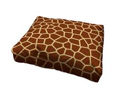 Zanvic Hundebett Jirafa 70 x 105 cm, Super groß, Tierdruck, 70 x 105 cm