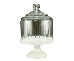 Renaissance 2000 INC 25,5 cm L x 28 cm H x 25,5 cm W Kuchenständer mit Glasglocke, 10