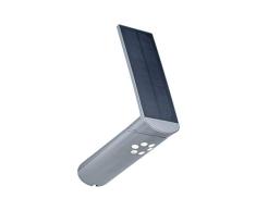 Paulmann 94261 Solar Wandleuchte Ilias LED Außenleuchte eckig incl. 1x1,2 Watt Alu, Grau Kunststoff 3000 K Warmweiß, 1.2 W