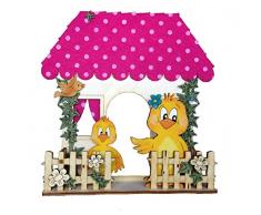 Petras Bastel News Bastelset, Holz/Filz, 28 x 19 x 5.5 cm