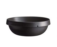 Emile Henry EH133270 0 Welcome Salatschüssel, 7 l, Anthrazit