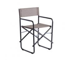 fiam 205TX ANBIBE Klappstuhl, Stahl, 51 x 51 x 83 cm, Weiß/Beige