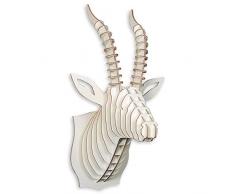 World Art TW60581 Holz 3D Puzzle Ziege 3D Puzzles aus holz an der wand zu hängen, Holz MDF, 58x33x35 Cm