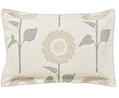 Sanderson Home Sonnenuhr Oxford Kissenbezug, Baumwolle, Leinen, Single
