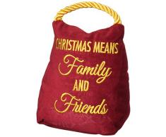 Pavilion Gift Company Türstopper, Polyester, Rot, 15,2 cm