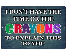 Rogue River Tactical Funny Sarkastisch Metall blechschild Wand Decor Man Cave Bar (Kreiden)