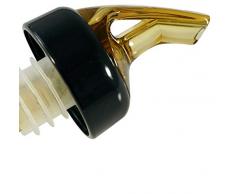 ameripour – gemessen Ausgießer für Whisky – Kragen – Made 100% in der USA. Bar Ausgießer, dass nicht Leck – keine Risse, nur eine perfekte Cocktail POUR Everytime. 1oz (30ml) - 3 Pack bernsteinfarben