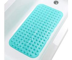 TIKE SMART Premium Badewanneneinlage - lang, extralang, Vinyl, Blickdicht türkis (grün-blau), M