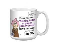 Tree-Free Grüße 20 Oz schmeckt wie Bacon Aunty Acid Artful Jumbo-Becher