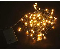 GUIRMA 22532 Lichterkette, 50 LEDs, Weiß, Innen, einzeln