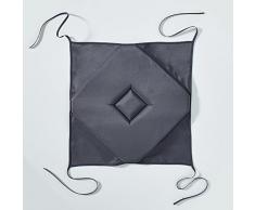 Today Sitzkissen 4 Ecken Sitzkissen 4 Ecken Polyester 40 x 40 x 2 cm, Polyester, anthrazit, 40x40x2 cm