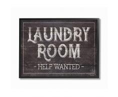 Stupell Industries Wäschesammler, Holz, strukturiert, Mehrfarbig