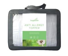 Snuggledown 6870SNG02 Matratzenauflage, Microfaser, weiß, Doppelbett