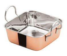 WINCO DDSB-202C Mini Kadai Schale, Kupfer