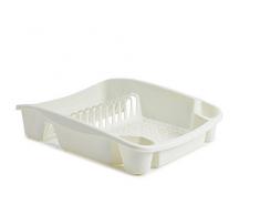 Whitefurze Abtropfgestell Kunststoff Silber kleine Größe Küche Organizer Home-CRM