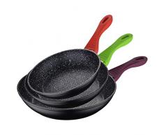 San Ignacio 3-teiliges Pfannenset aus geschmiedetem Aluminium Set 3 Pfannen grün