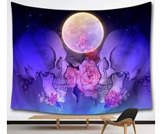 hmwr 152,4 x 203,2 cm afrikanischen Ägyptische Wandteppich für antike Exotic Ethnic Tribal Ägypten Wand Decor Art African Anubis Eye Sonne Gott Totem Tagesdecke Picknick Bettunterlagen Decke Hippie Wandteppiche, Textil, Multi-colored 15, 60x80(in)