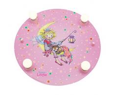 Elobra Kinderzimmerlampe Prinzessin Lillifee Laternennacht, Deckenleuchte, Holz rosa, 130957