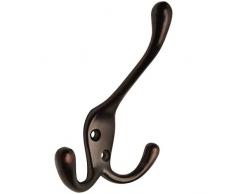 Designers Impressions 58024 Garderobenhaken für Mantel/Hut, bronzefarben, robust, 25 Stück