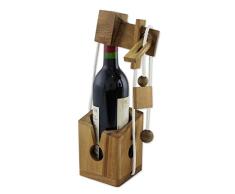 NOVICA 304579 - Open The Bottle Holzpuzzle braun
