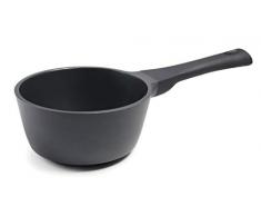 Lacor 27516 Titanium Pro Stielkasserolle mit Antihaftbeschichtung, 16 cm, Aluminium