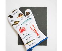 Unbekannt Gift Republic Sea Life Ofenhandschuh, Mehrfarbig