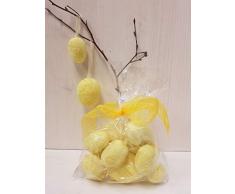Combogen Sa Oster-Dekoration 5 x 3.5 x 4 cm gelb