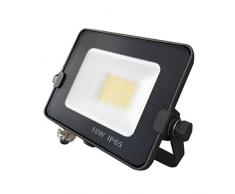 G.W.S LED Flutlicht, Dreifarbig (3000k/4000k/6000k), 10W