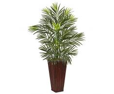 Nearly Natural Areca Kunstpflanze aus Bambus, grün