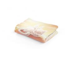 Picanova Angel Kitty 100x70cm – Extraweiche Kinder Decke, 525g/qm – Absolute Premiumqualität Aus Hautfreundlichem Plüsch – Unschlagbar Weich Und Gemütlich – Design Von Dolphy