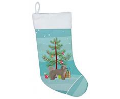 Carolines Treasures Zuchon #1 Weihnachtsstrümpfe, Baum, Mehrfarbig