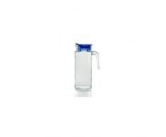 Borgonovo 6142516 Igloo Krug aus Glas, Rahmen, 1 l, Blau