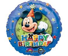 Anagram International Mickey Geburtstag Sterne Folienballon Pack, Multicolor