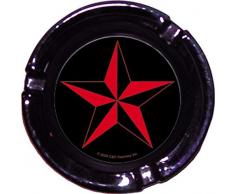 ASHTRAY Aschenbecher Nautical Star Glas Aschenbecher