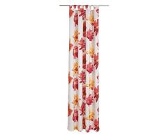 Deko Trends Schlaufenschal, Stoff, weiß-gelb-orange-rot, 245x140x245 cm
