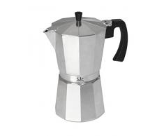 Jata Hogar Espressokocher, Aluminium, Silber, 18.399999999999999 X 14.5 X 26.3 cm