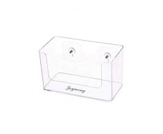 JOYWEE Acryl-Make-up-Organizer, zur Wandmontage, transparentes Acryl, Badezimmer-Regal, Organizer, Aufbewahrungshalter, für Waschzimmer, Küche, Schlafzimmer