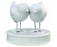 Ivy Lane Design Hochzeitsaccessoires Love Bird Figuren und Boden Tortenplatte