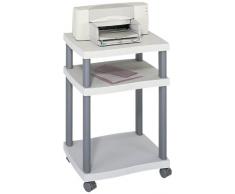 Safco Wave Druckerständer seitlich vom Schreibtisch - grau