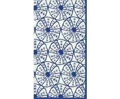Boston International Gästetuch Buffet Papierservietten Modern 8.5 x 4.5-Inches Blaues Kopfgeld
