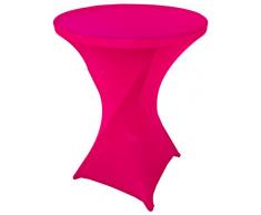 Goldstream Point 81,3 cm Spandex Cocktail Tischdecke rund klappbar, Stretch hot pink