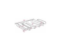 ybmhome unter dem Regal Tasse Tassen Wein Gläser Metall Aufbewahrung Aufhängen Halter Rack, für Küche Speisekammer Schrank chrom 2213 chrome