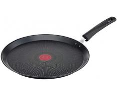Tefal G25939 Unlimited On Crêpepfanne | 28 cm | mit kratzfester Titanium Antihaft-Beschichtung | Thermo-Signal | PFOA-frei | geeignet für alle Herdarten, auch für Induktionsherde | schwarz