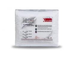 V.I.P. Very Important Italienische Daunendecke Lovely Sommer, 100% Polyester, Mikrofaser-Konstruktion, Größe 100 (Weiß 200 x 200 cm), französisches Bett