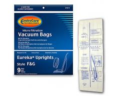 Generic 9 Eureka Allergy Micro-Futter, Staubsaugerbeutel für Sanitaire Kenmore 5062, Uprights, White Westinghouse, Koblenz, Singer Sub-1, Commercial, Imperial, Esp Staubsauger, 52320a-12, 57695a-12, 200, 600, 1400, 1900, 2000,