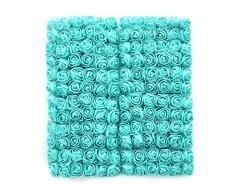 Mini-Schaumrose, künstliche Blumen für Zuhause, Hochzeit, Auto, Dekoration, DIY Pompon, Kranz, Dekorative Rose, Brautblume, Blumenstrauß künstliche Blumen, Rosen, Party, Geburtstag, Heimdekoration, 144 Stück Tiffany