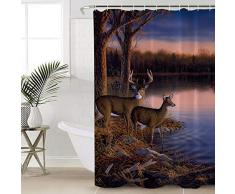 Anmevor Wasserdichter Polyester-Duschvorhang, marokkanisches Spalier 72 x 72 Christmas9anr9853