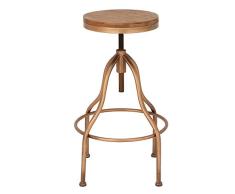 Urban Designs Jones Wooden-top verstellbar Metall Bar Hocker, Kupfer